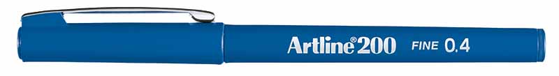 Artline Schrijfstift 200 Nylonpunt 0.4 mm - Koningsblauw