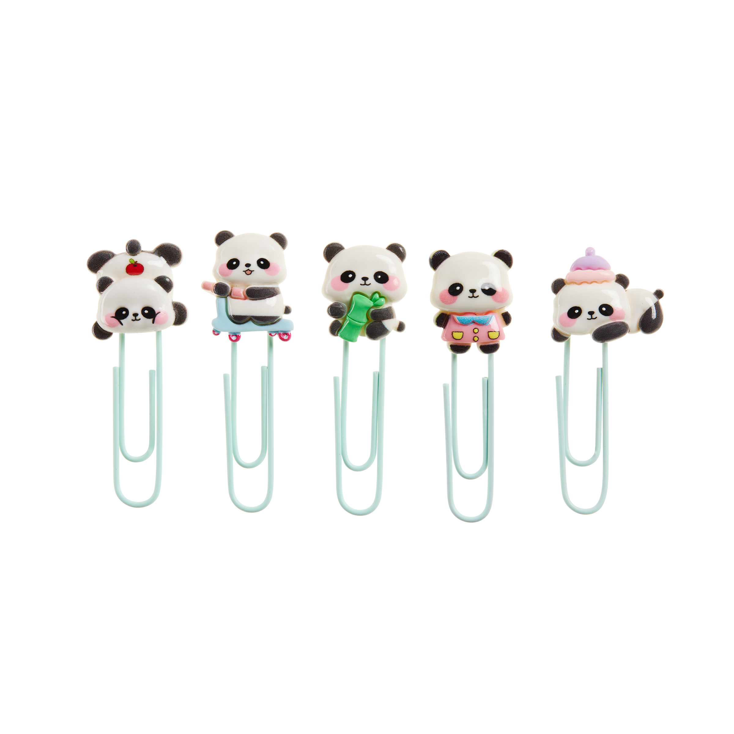 Back2Fun Paperclips I Won't Move! Panda 5 stuks