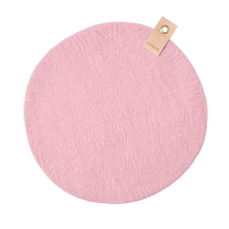 Aveva Zitkussen Solid Pink 35cm - Wol