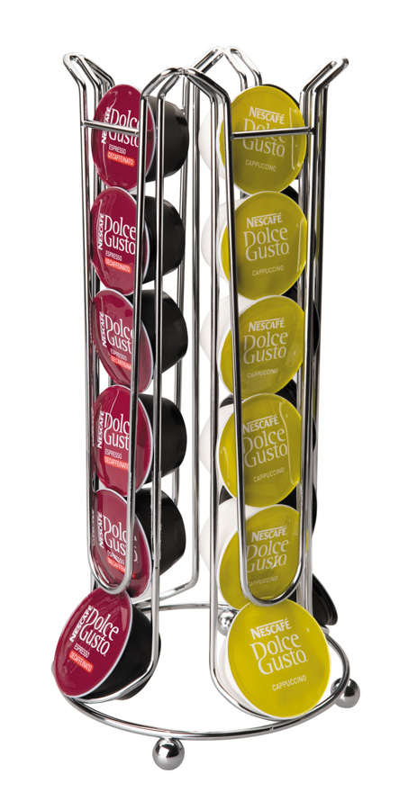 Ibili Capsulehouder Dolce Gusto - Verchroomd Staal - voor 24 Cups