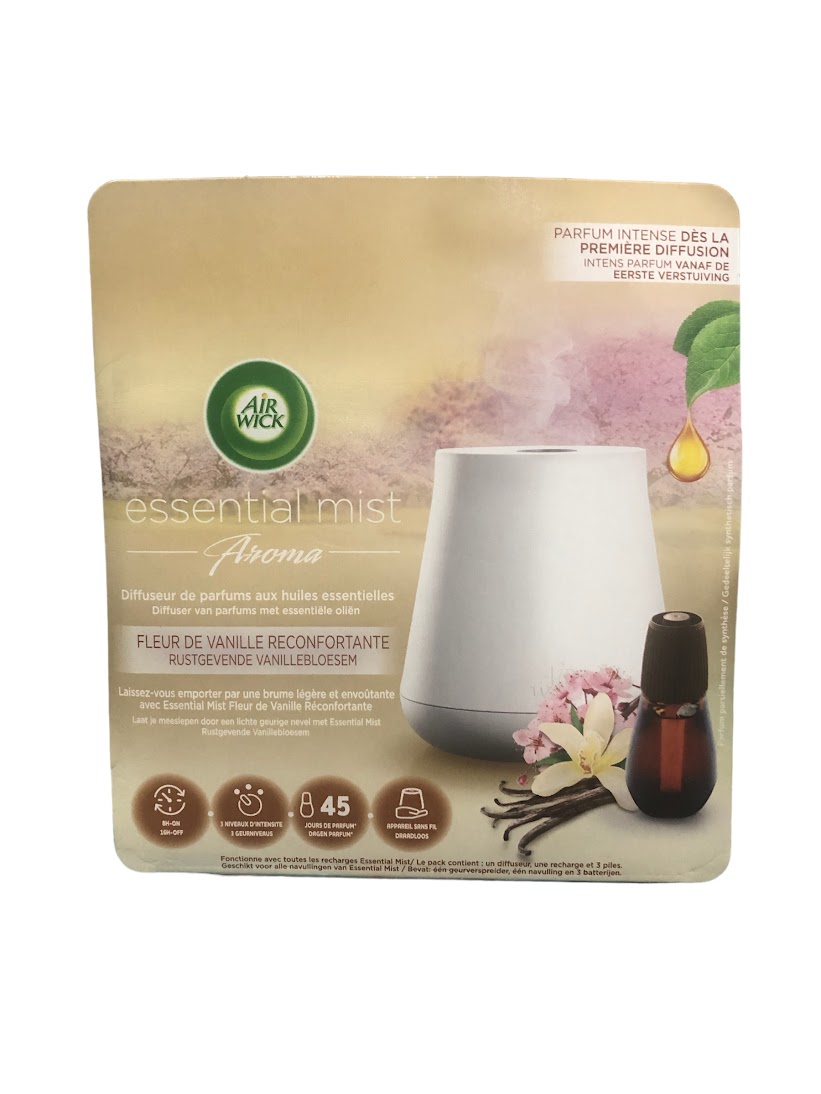 Airwick Essential Mist Starterkit Rustgevende Vanillebloem