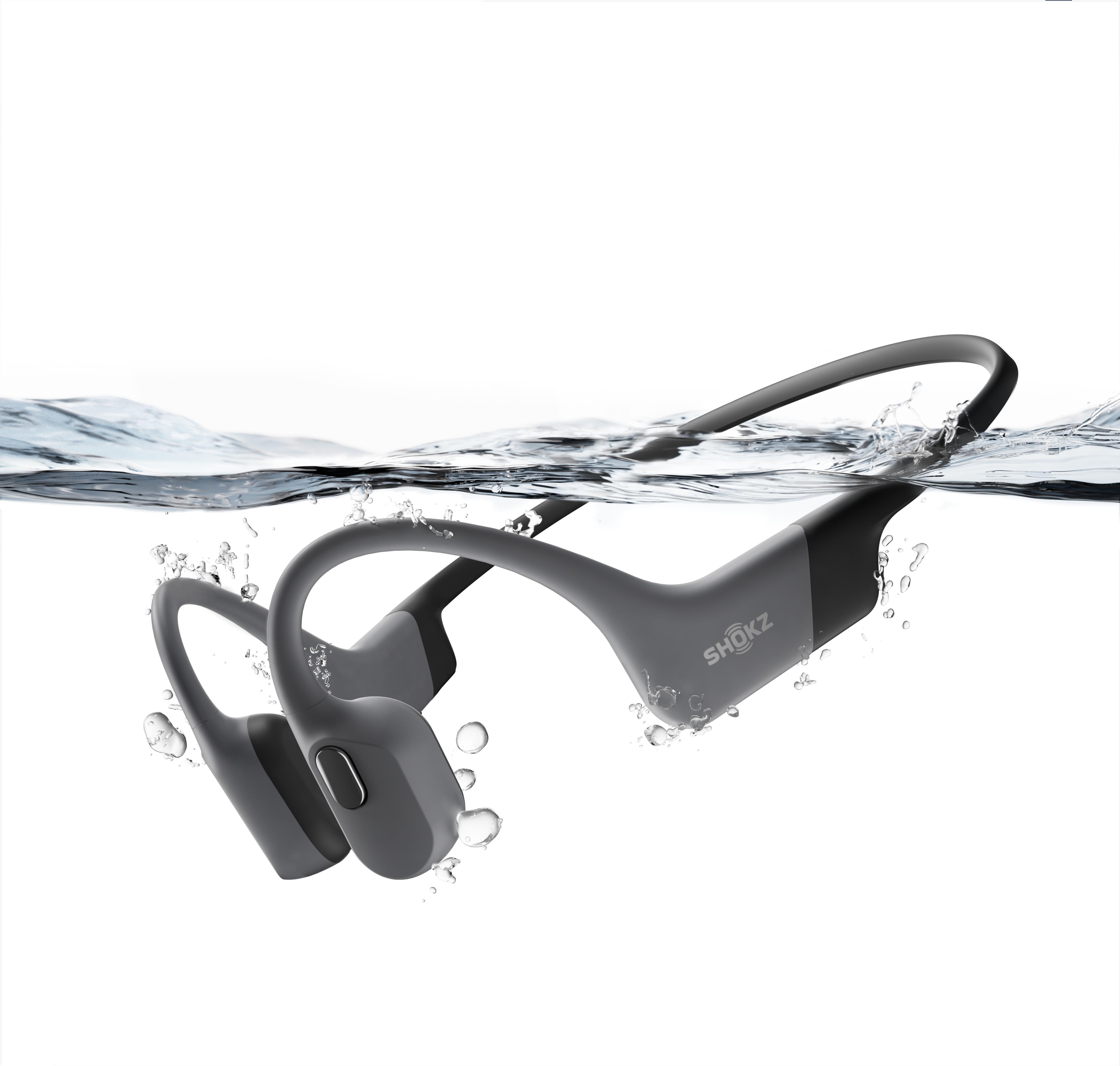 Shokz OpenSwim Pro USB-C Bone Conduction Hoofdtelefoon Grijs