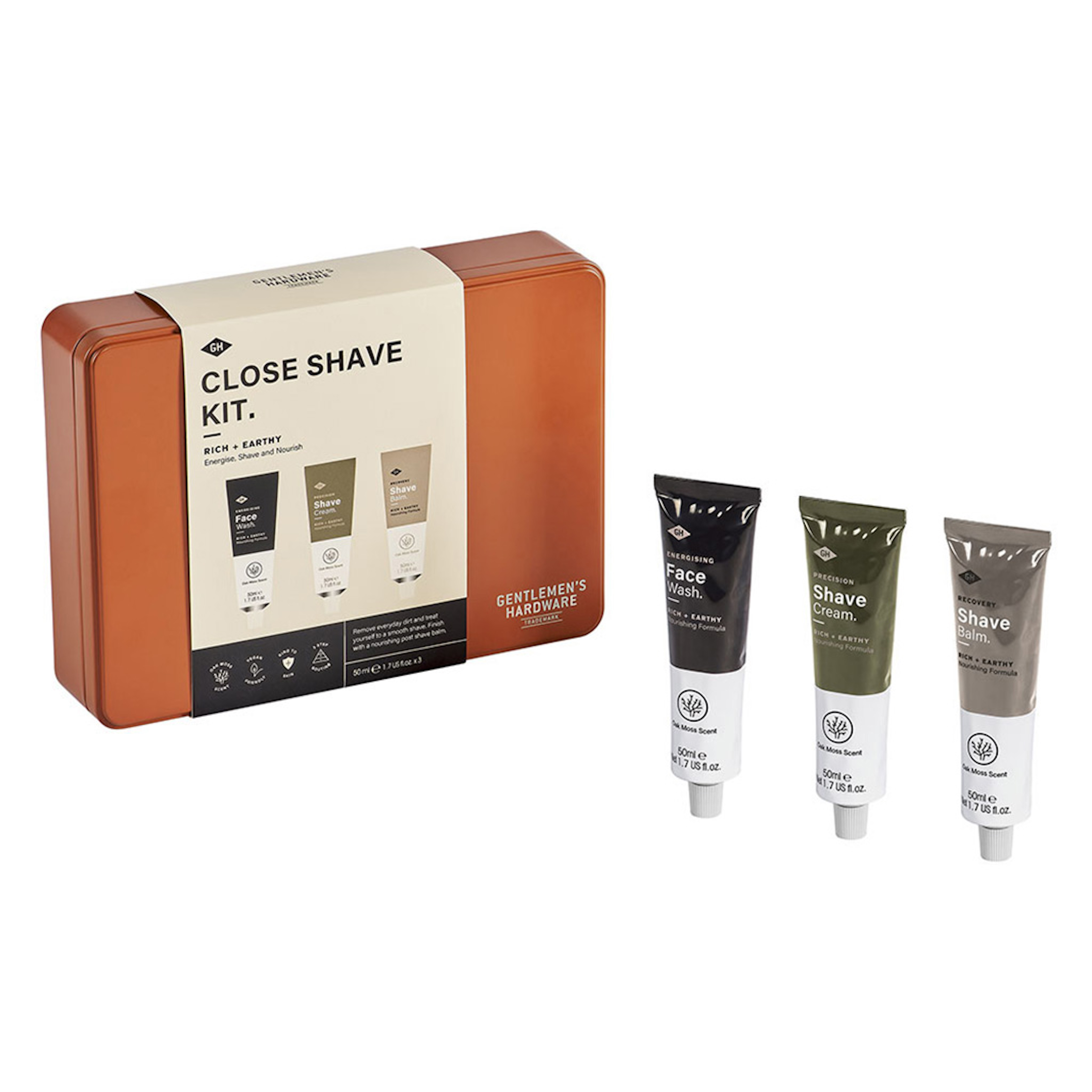 Gentlemen's Hardware Close Shave Kit 23x17x5 cm