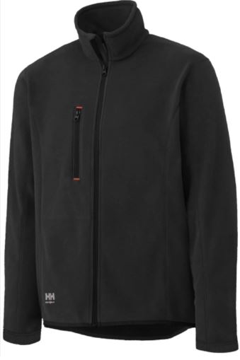 CARDIGAN FLEECE MINTO MICRO ZWART - LARGE
