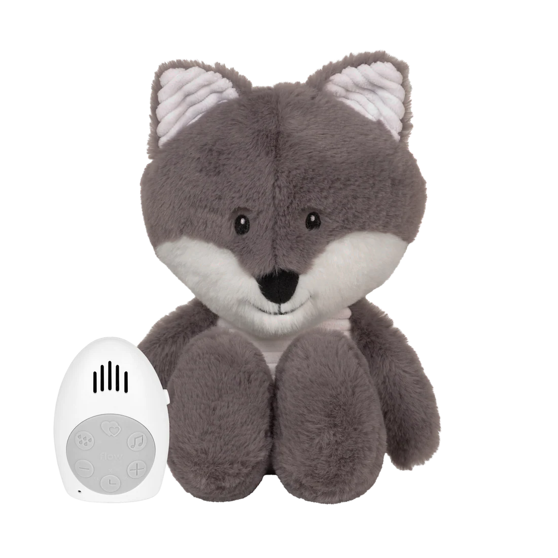 Flow Knuffel Comforter Heartbeat Robin Grey