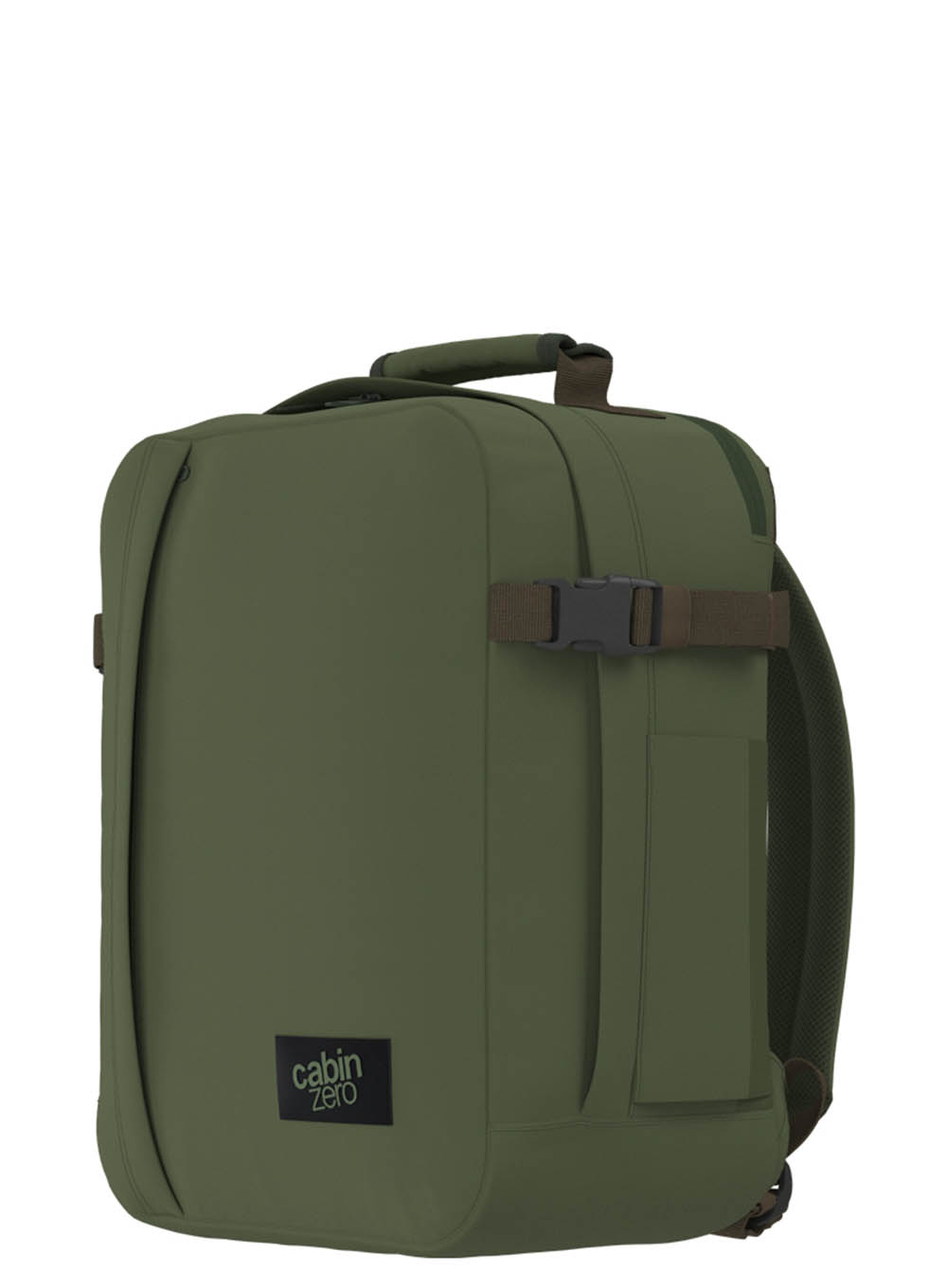 CabinZero Rugzak Classic 28 l Georgian Khaki - Laptopsleeve - Cabincase - Underseater