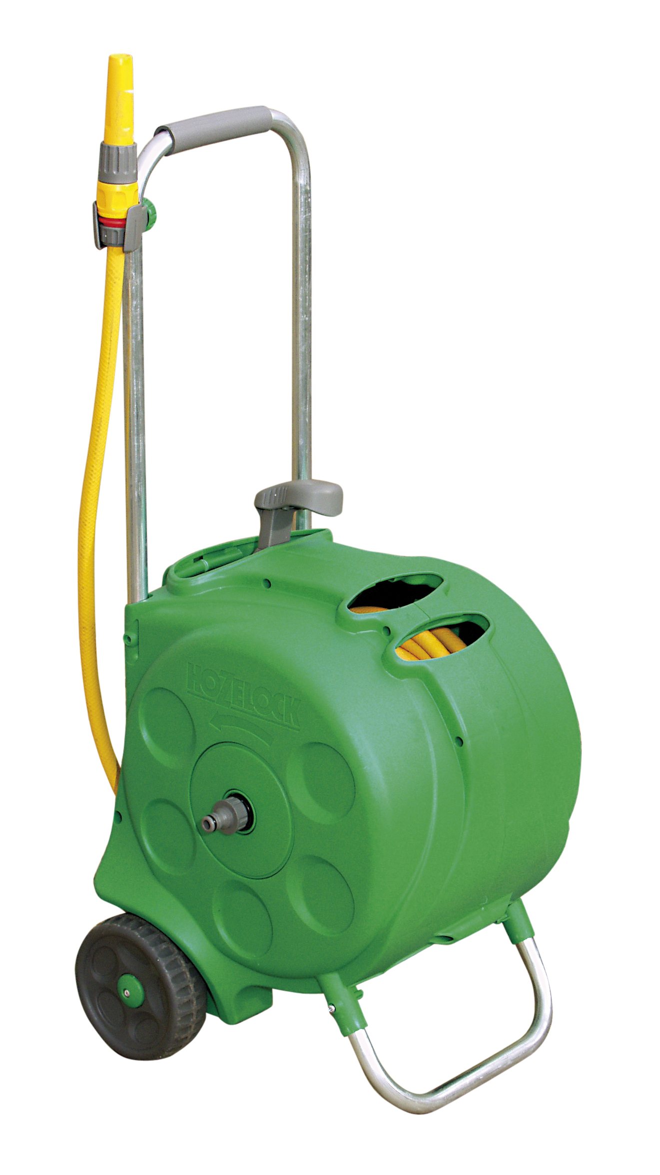 Hozelock Compact Cart op Wielen inclusief 30 m Slang en Tuinspuit