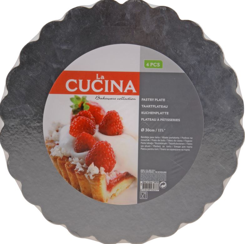 AKOLAFE 6 stuks taartonderleggers rond 30 cm taartbord zilver taartplateau karton cakeboard herbruikbaar 30 cm taartplateau rond voor transport taarten en taarten