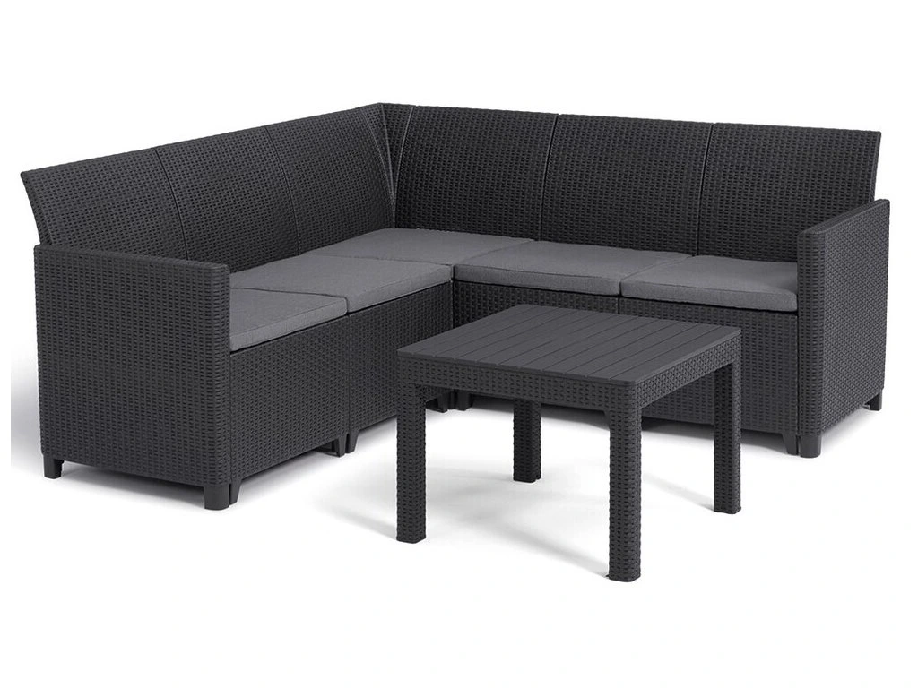 Keter Marie Loungeset Hoek Graphite