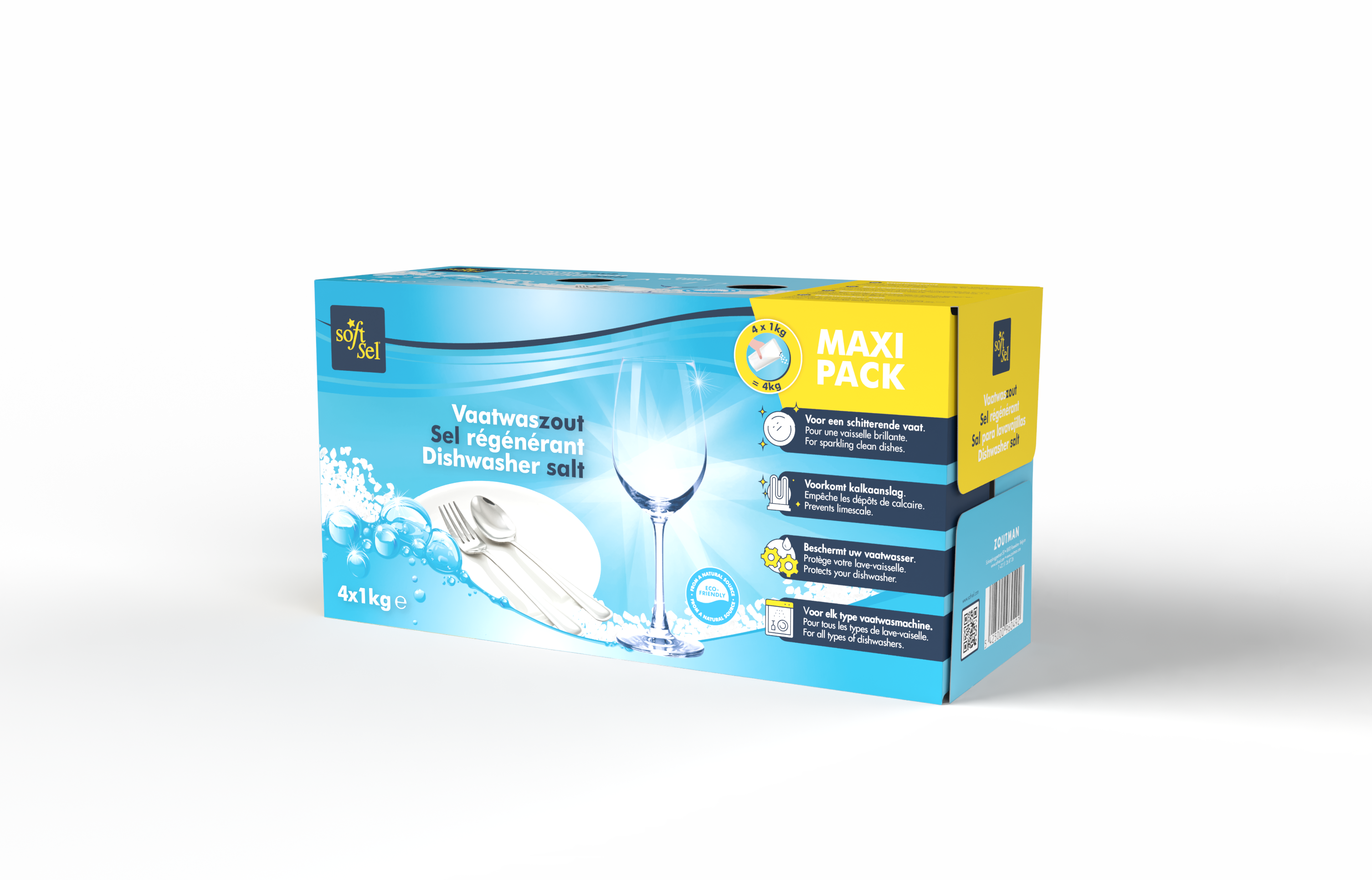 SoftSel Vaatwaszout 4 kg