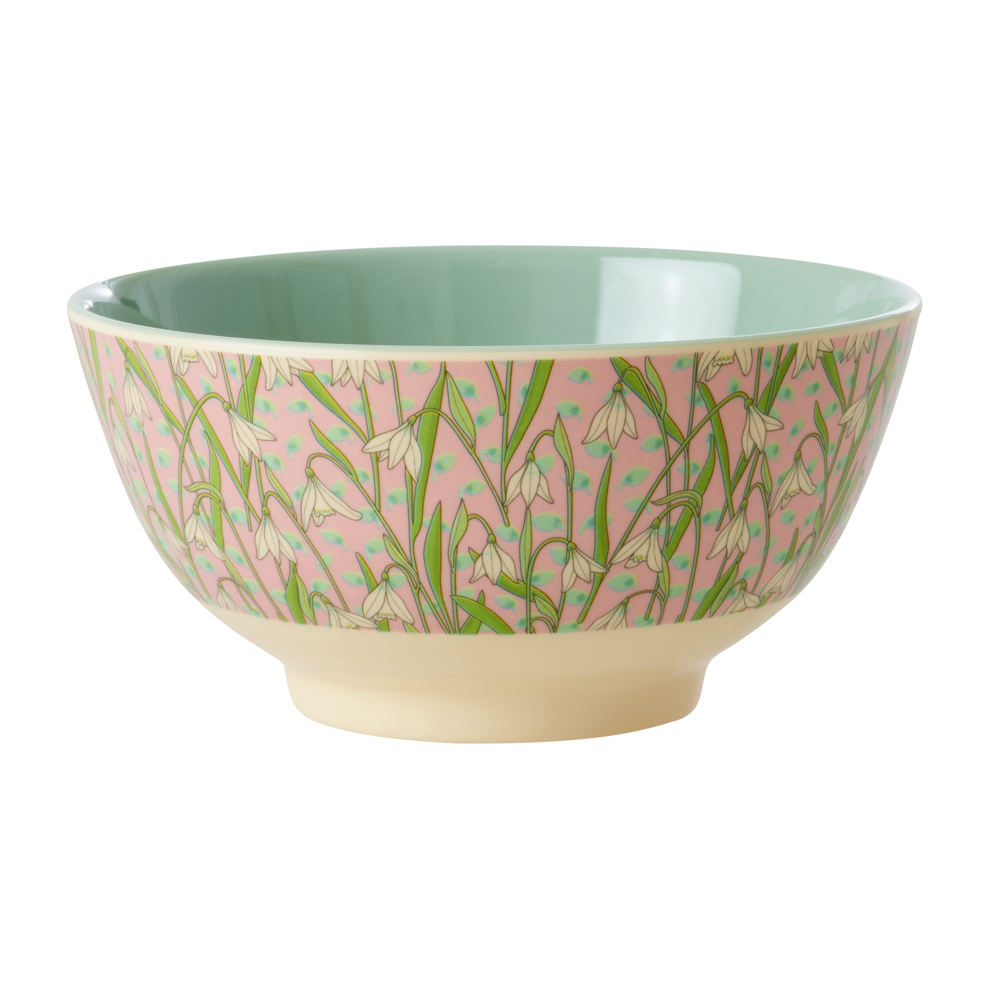 Rice Bowl Melamine Snowdrop 700ml - 15x7.5 cm