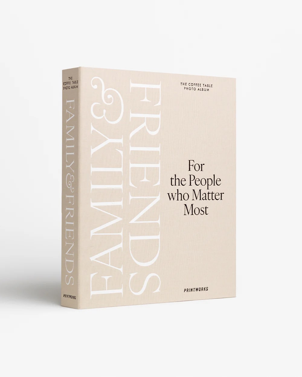 Printworks Fotoalbum Family and Friends - 26.7x32.5x5 cm - Beige