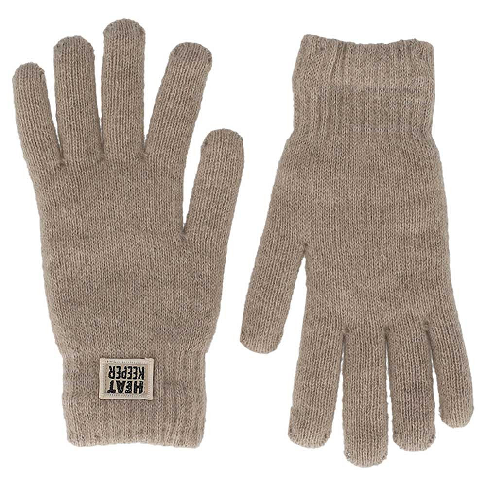 Heatkeeper Handschoenen Dames Thermal Beige Melange - One Size