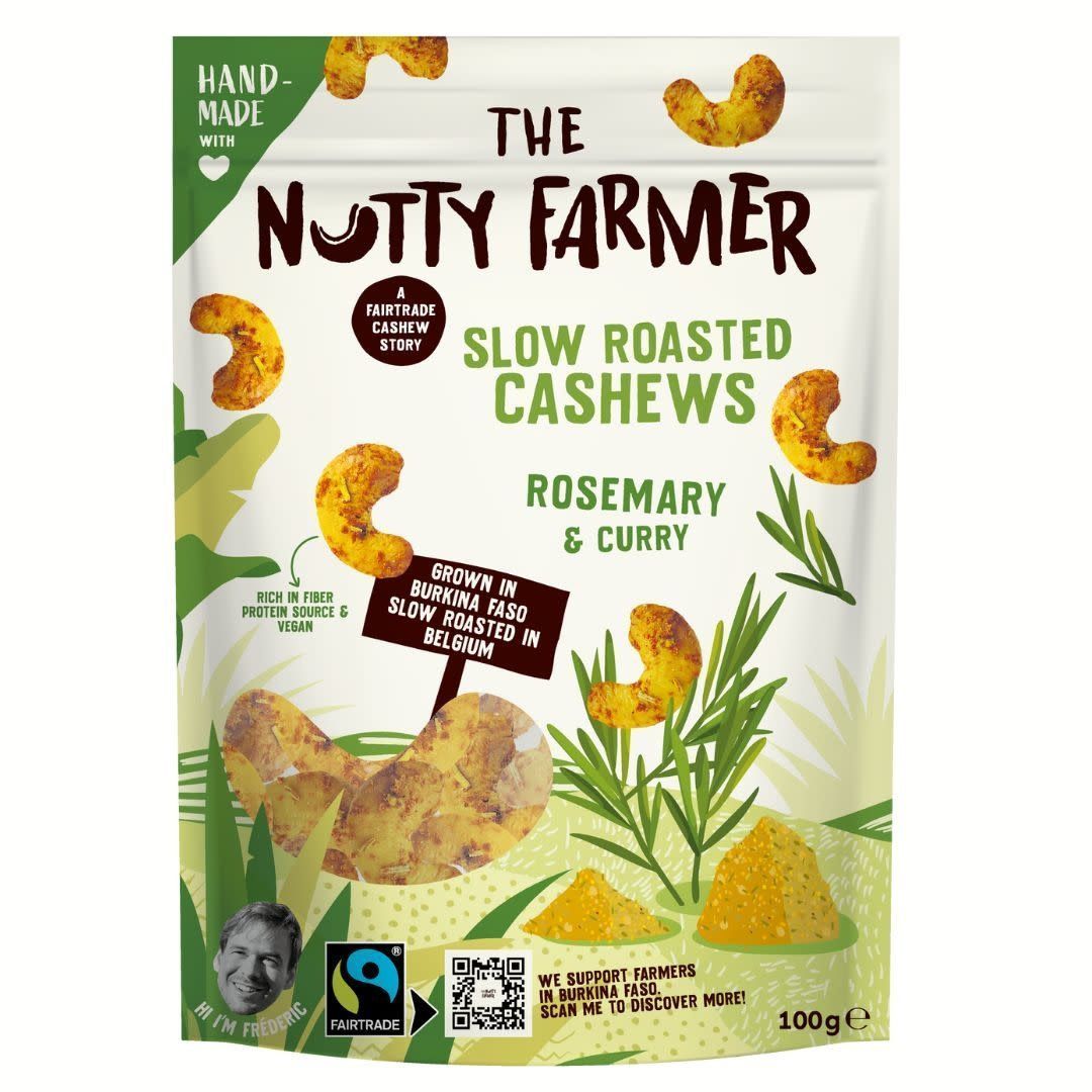 The Nutty Farmer Cashews Rosemary & Curry 100g