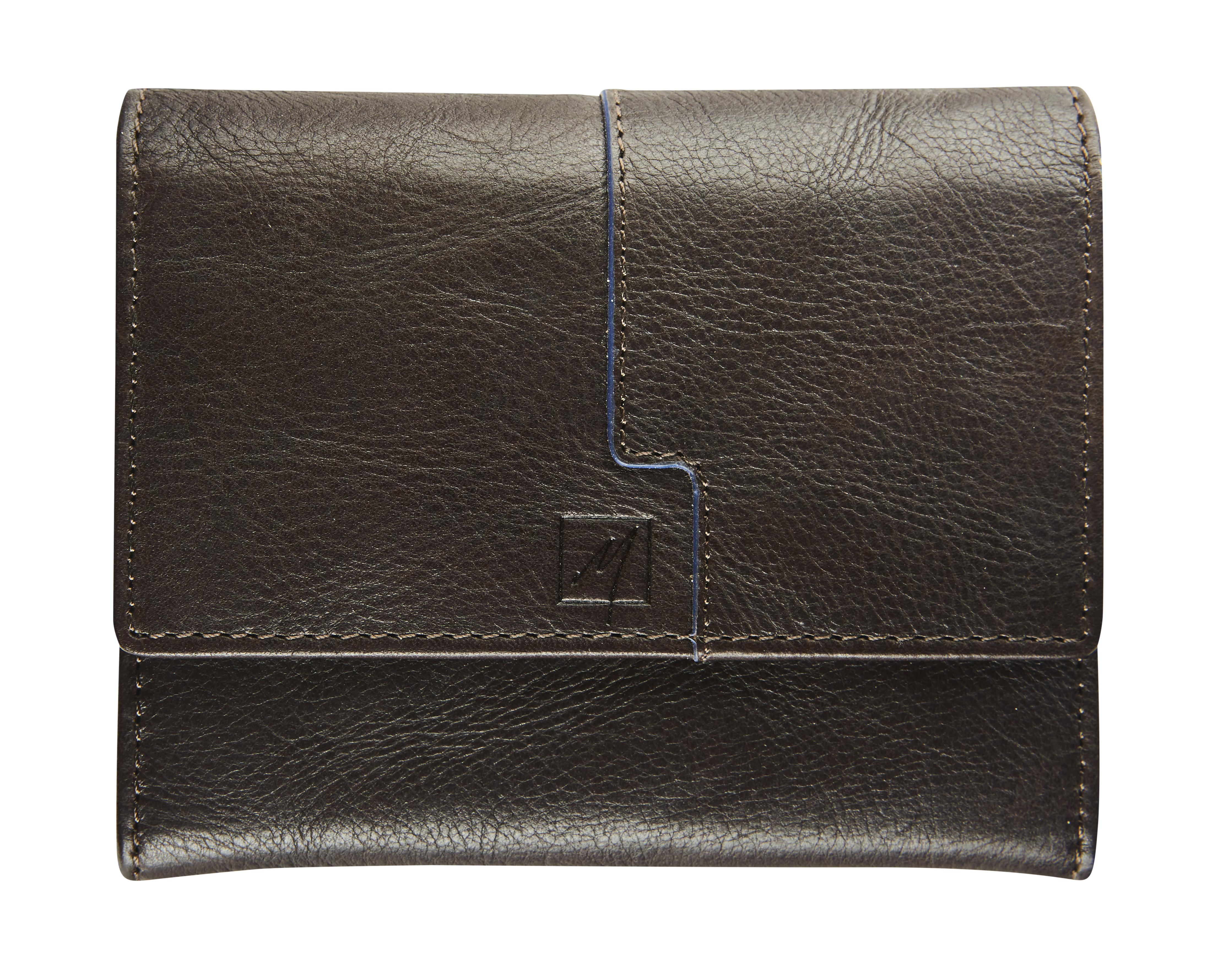 Label M Portemonnee Dames Horta Compact Leder Bruin