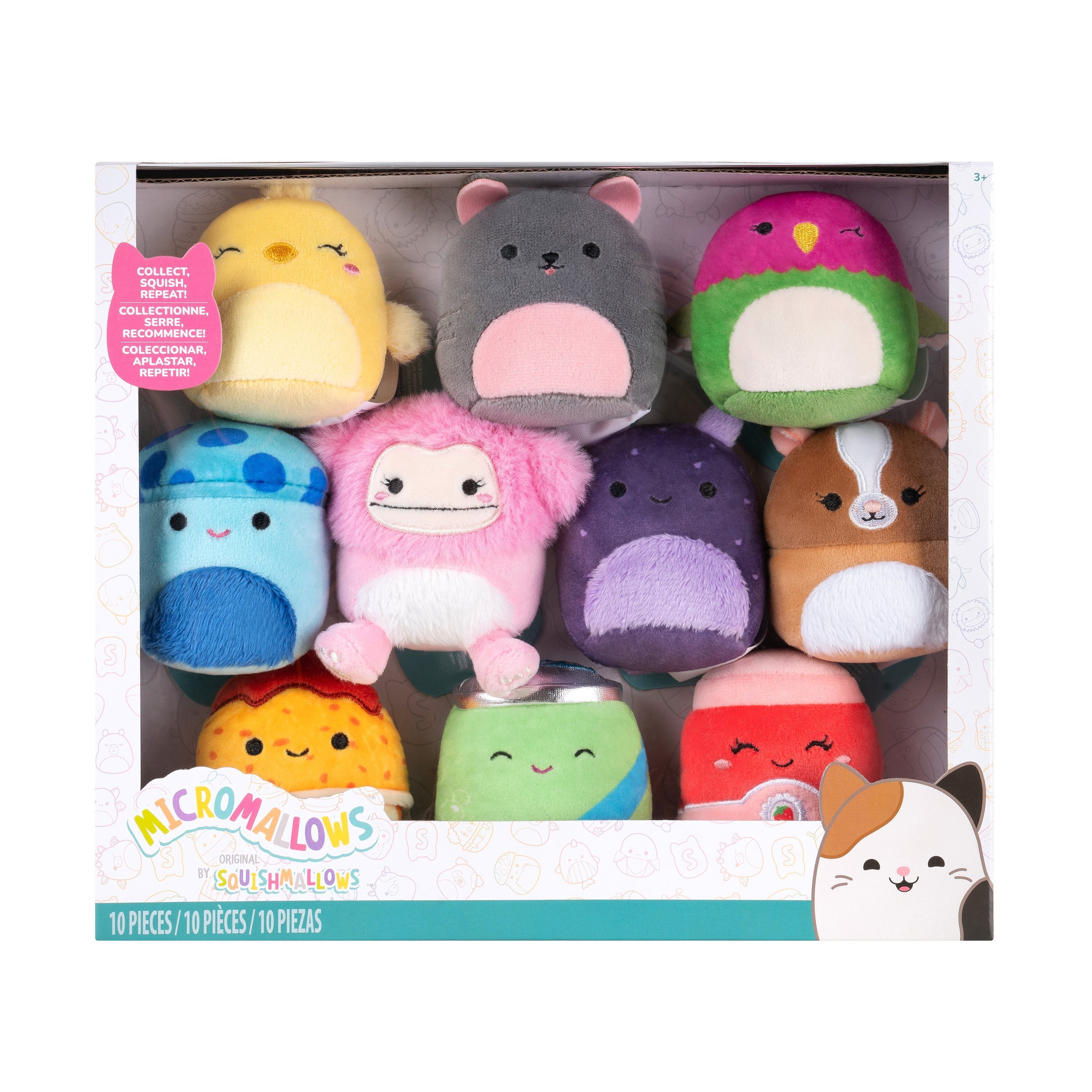 Micromallows 6,5 cm pluche 10 pack - Na'Ima, Ankur, Nestor, Brina, Aphrodite, Oha, Aimee, Janna, Garret, Gist