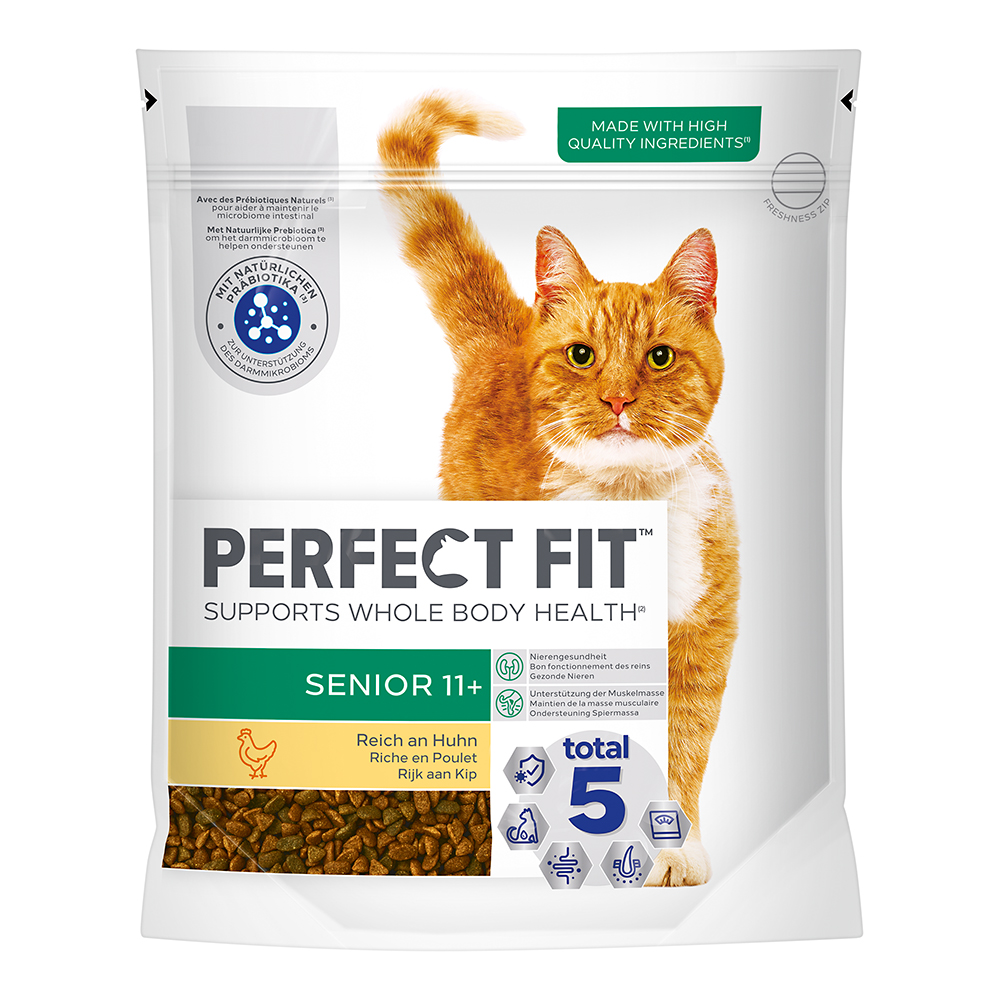 Perfect Fit Premium Kattenvoeding Senior 11+ Kip 750 g