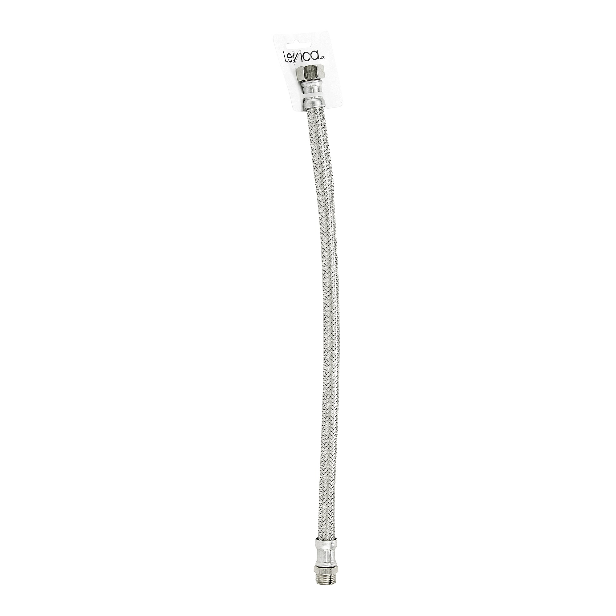 Flexibel 1/2" 500 mm M/F Rubber/Inox