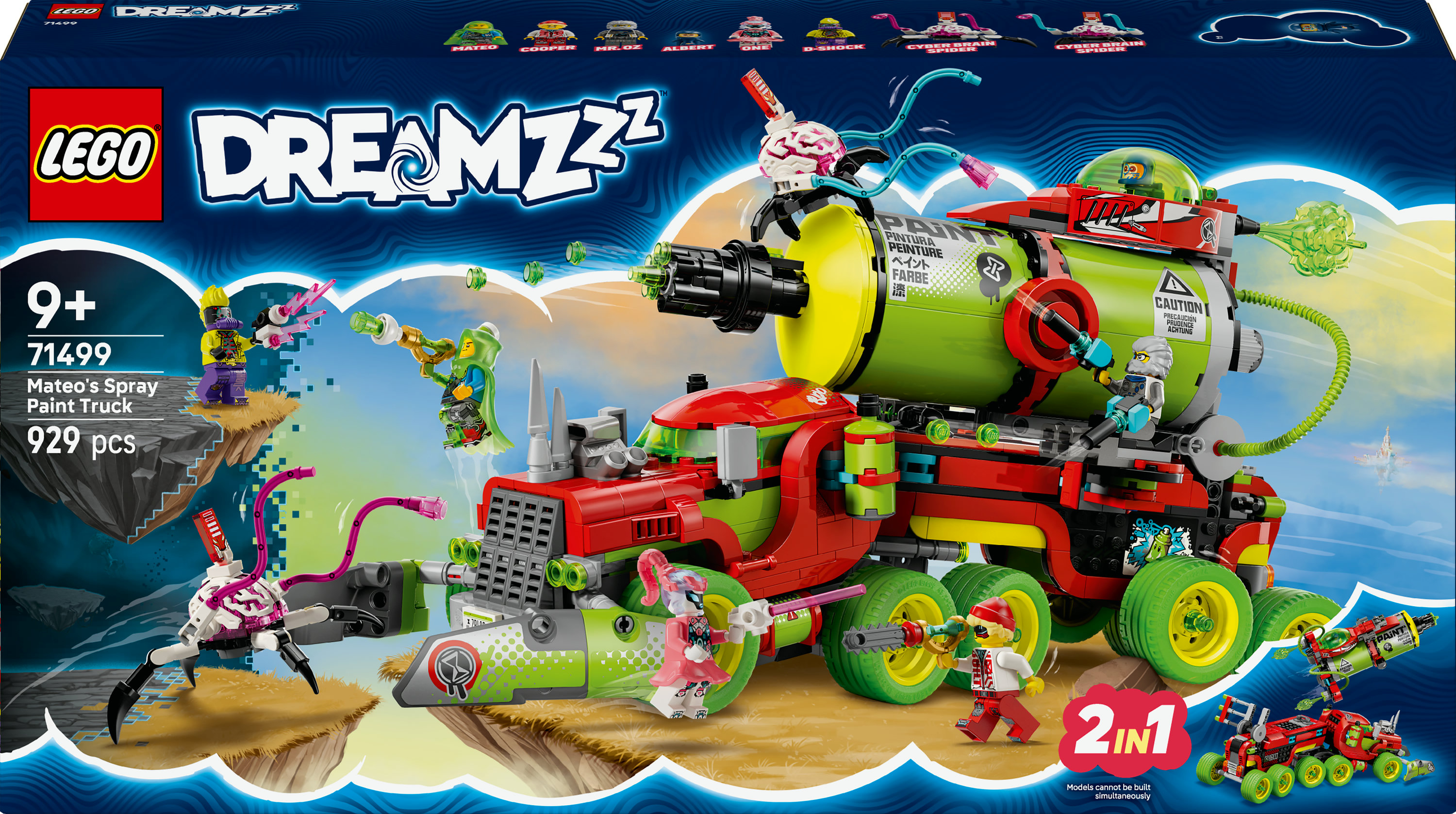 Lego DreamZzz 71499 Mateo's Spuitbustruck