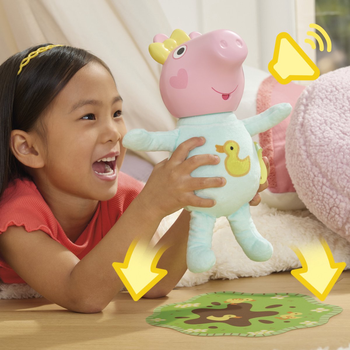 Peppa Pig  Oinks and Snuggles Evie, Interactieve baby 