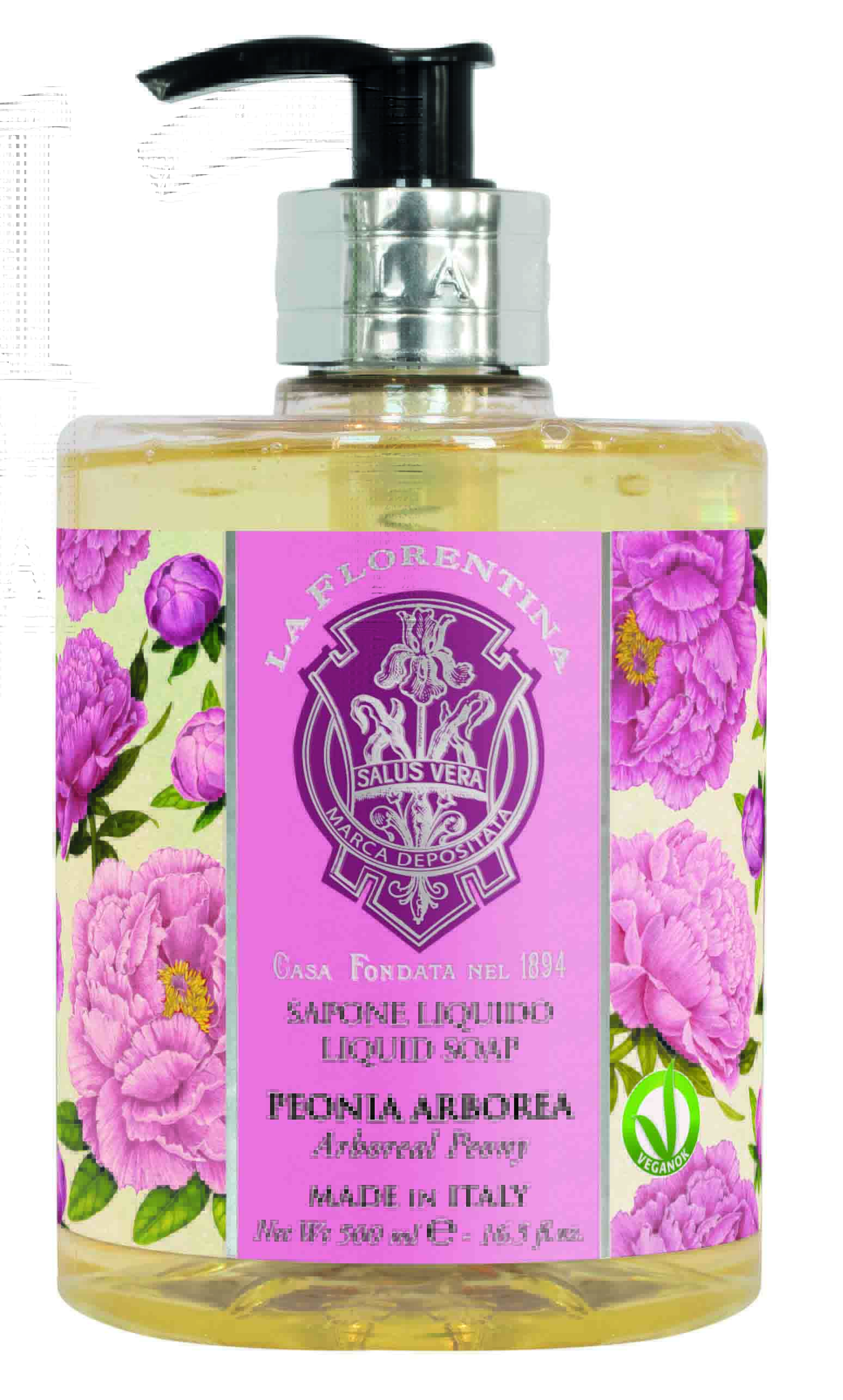 La Florentina Handzeep Peony Arborea 500ml