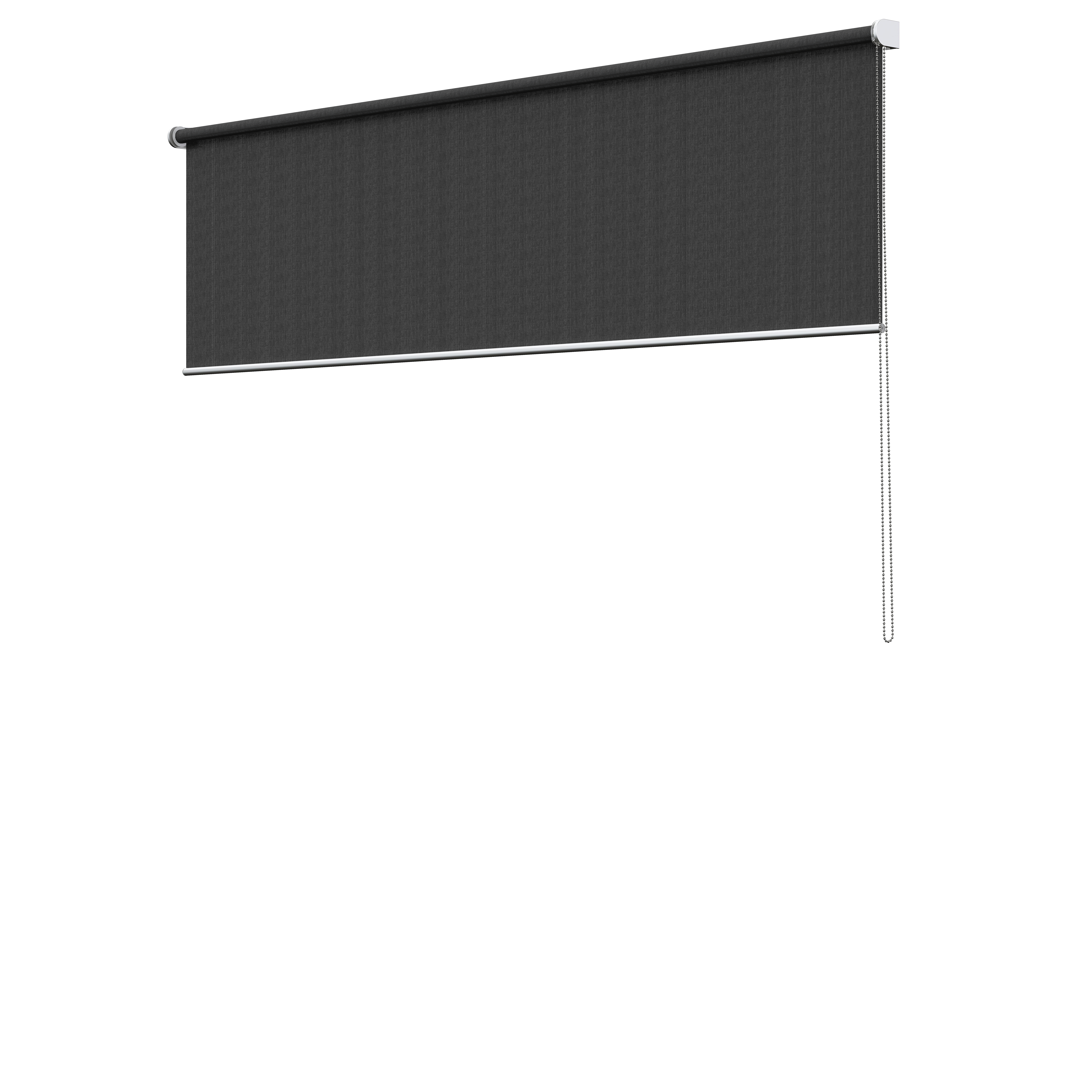 Decosol Rolgordijn Uni Transparant 90x250 cm Kleur 1247 Zwart