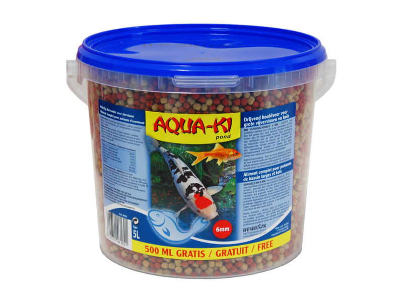 Aqua-Ki Blauw Mix Vijvervoer 6 mm Emmer 1970 g