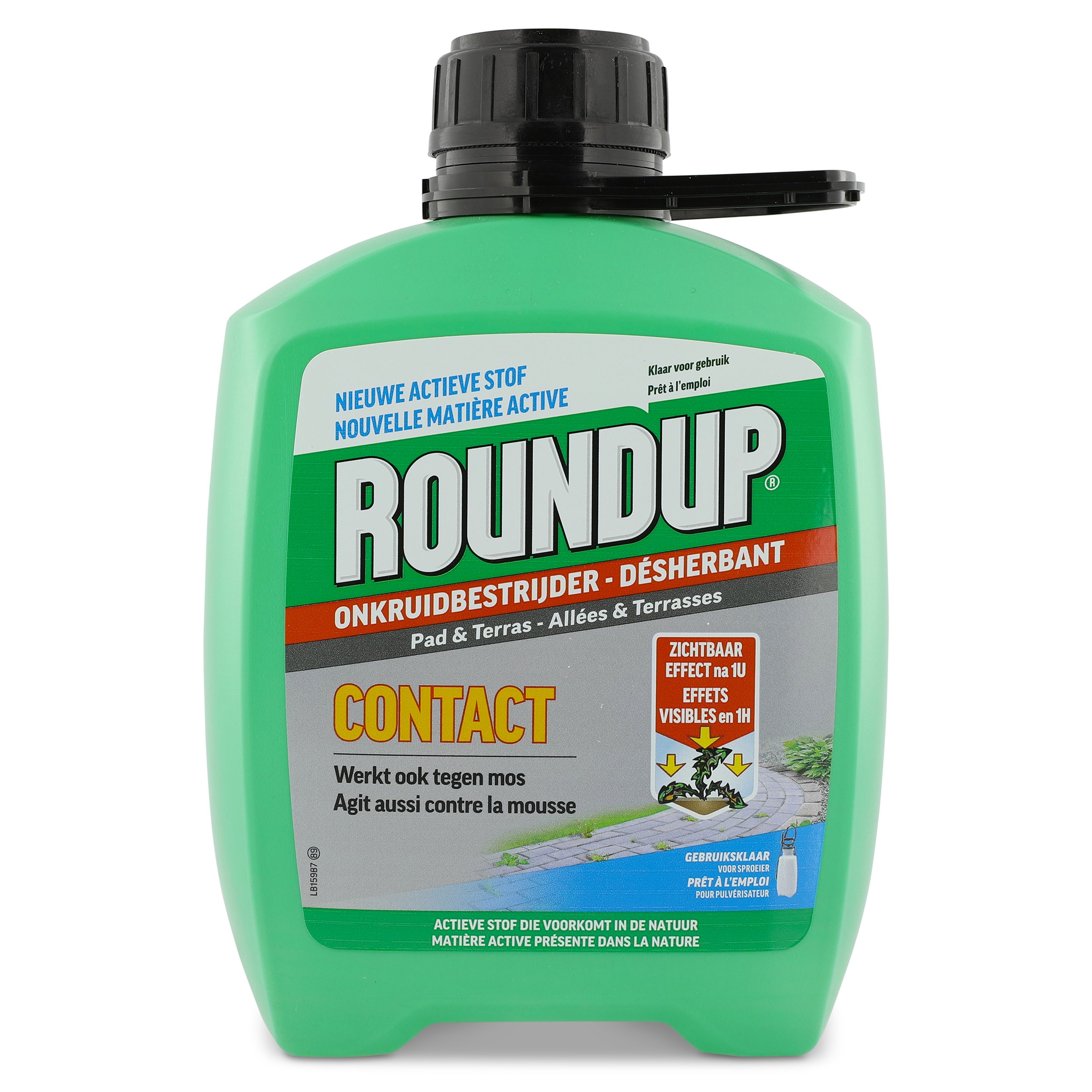 ROUNDUP Contact Onkruidbestrijder Paden 2.5 l - Ready to Use - 60 g/l Azijnzuur