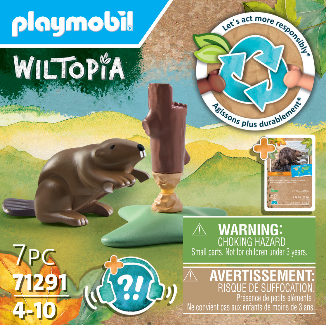 Playmobil 71291 Wiltopia Wiltopia - Bever