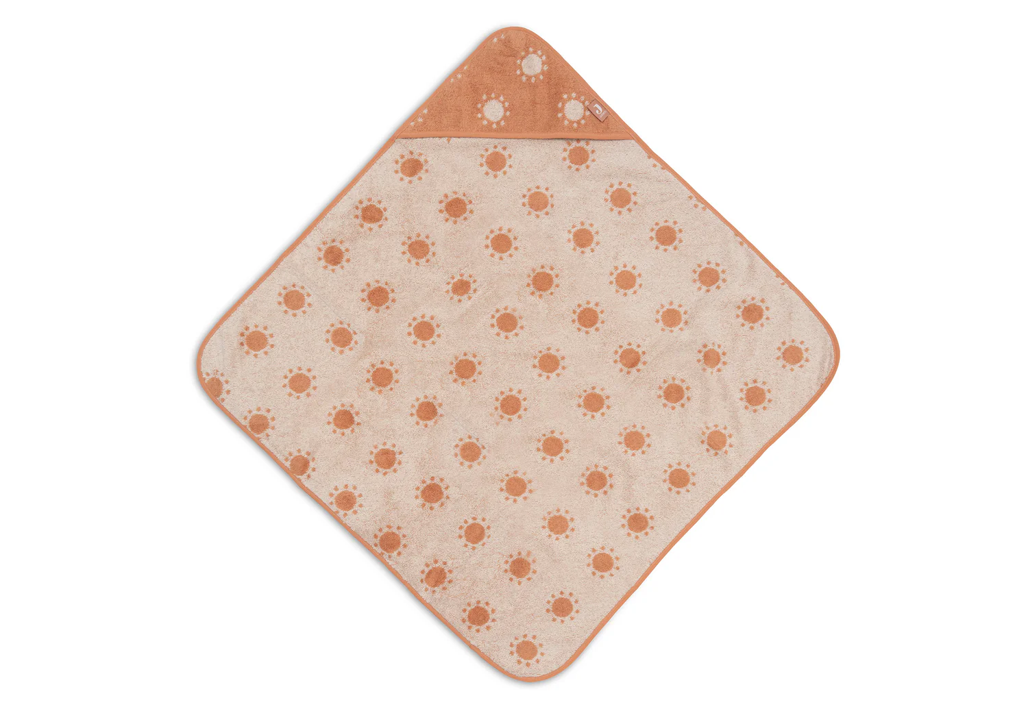 Jollein Badcape Badstof  Jacquard Sun 75x75 cm