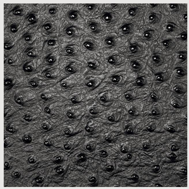 ONDERZETTER LEER EMU - 10x10cm DAFF LEATHERIXX - COAL