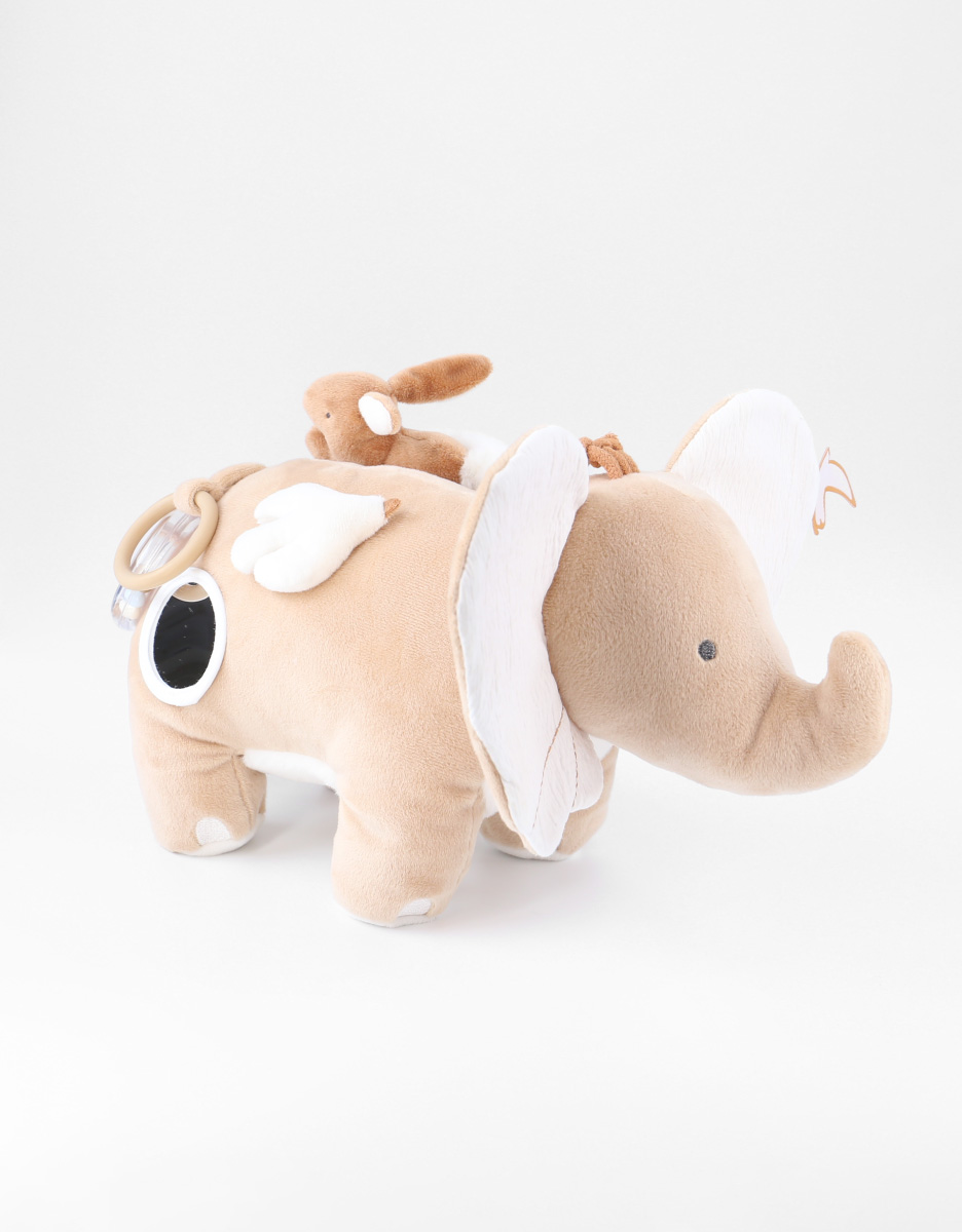 Noukies Bali & Moka Activiteitenknuffel Veloudoux en Mousseline Bali Karamel