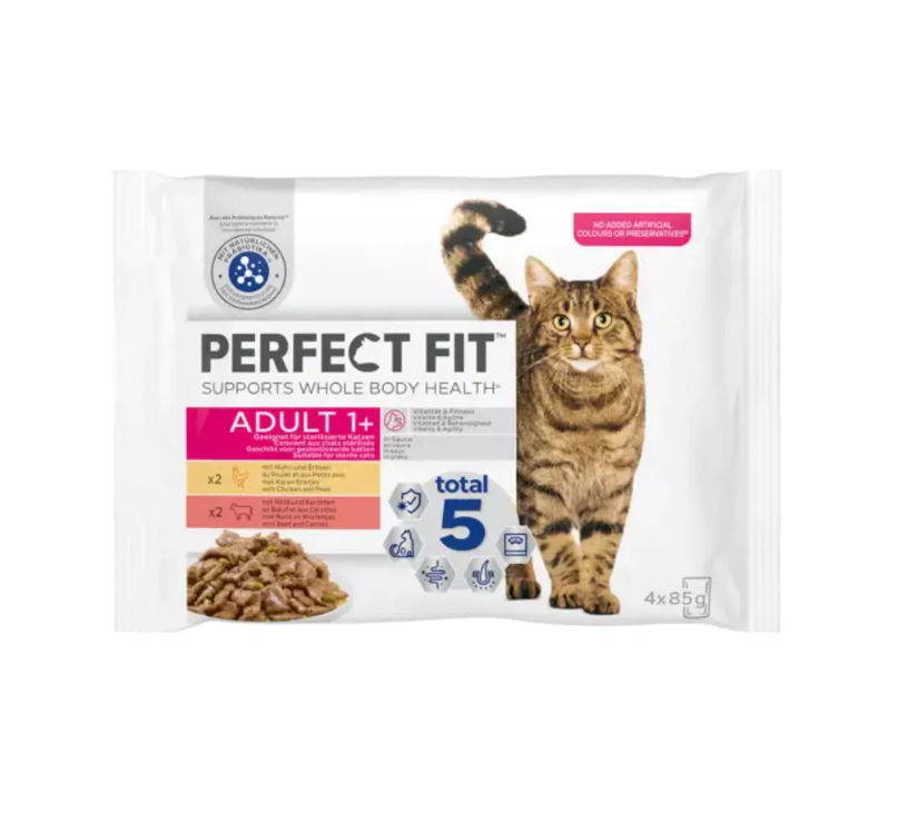 Perfect Fit Premium Kattenvoeding Pouch Adult 85 g