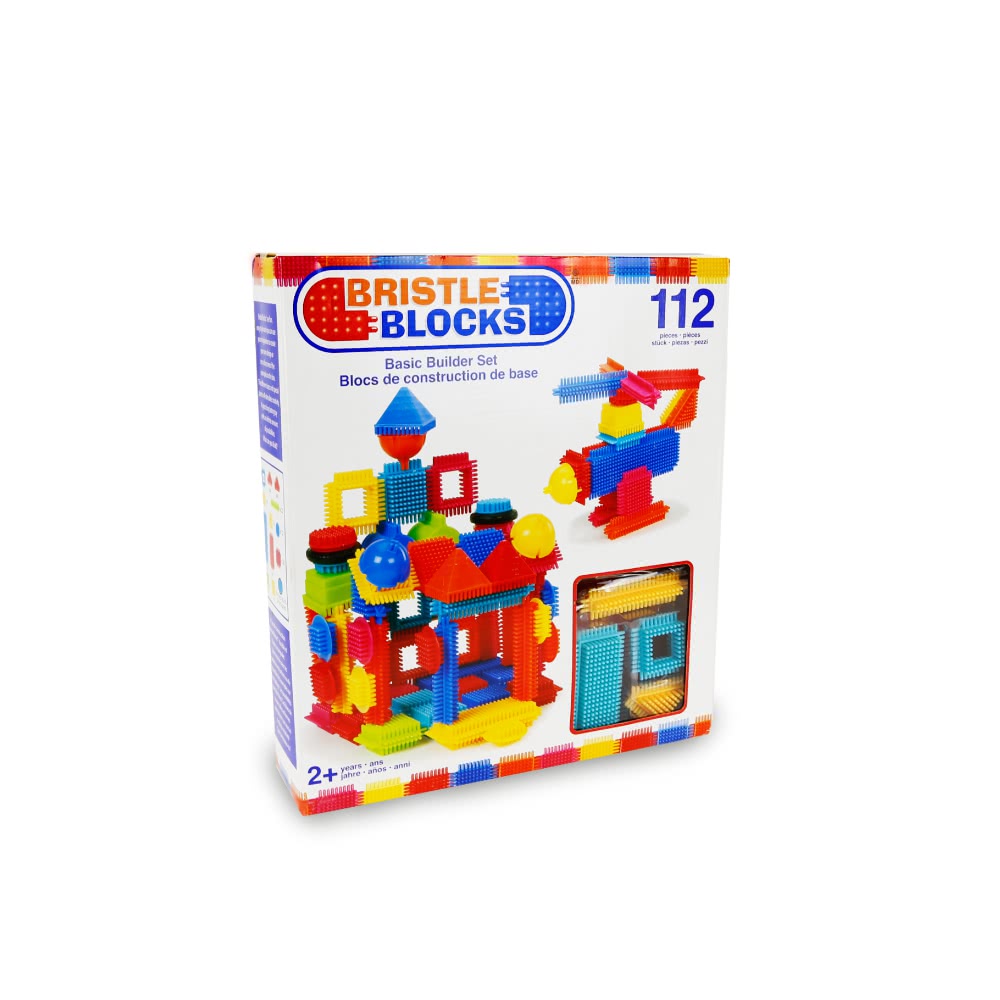 Bristle Blocks 112 delige noppenblokken noppenblokken,