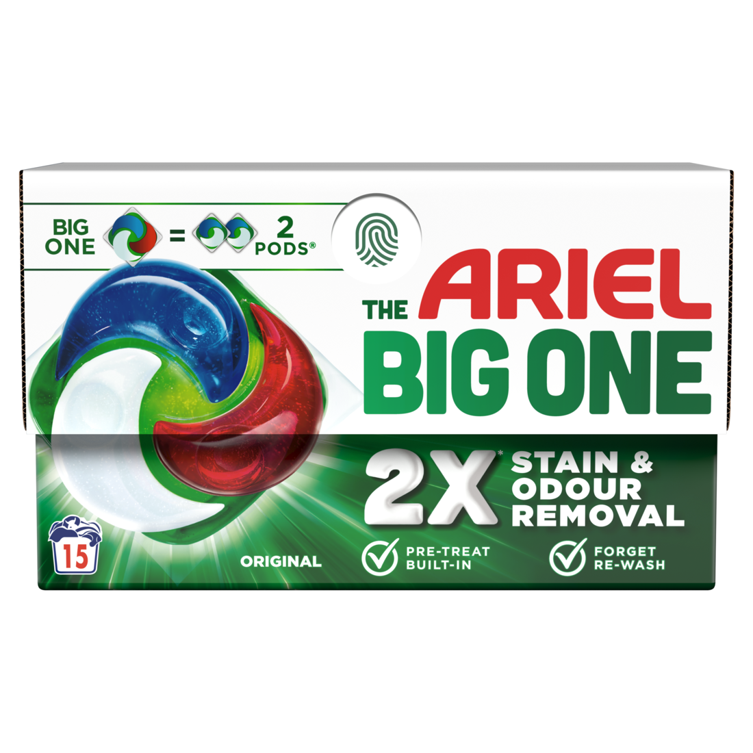 Ariel Wasmiddel Pods Big One Original 15 stuks