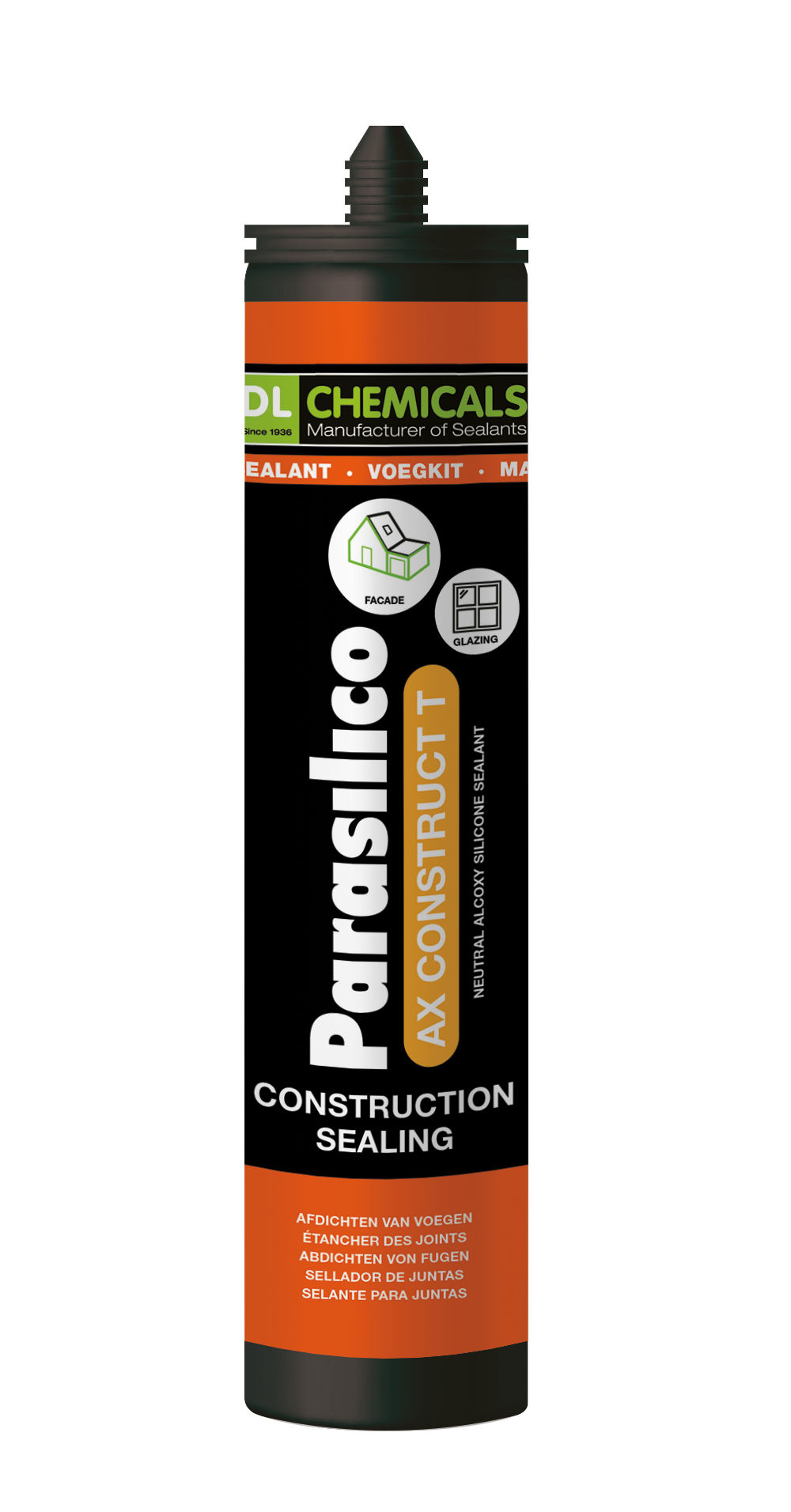 Parasilico AX Construct T 300 ml RAL 9010 Zuiver Wit