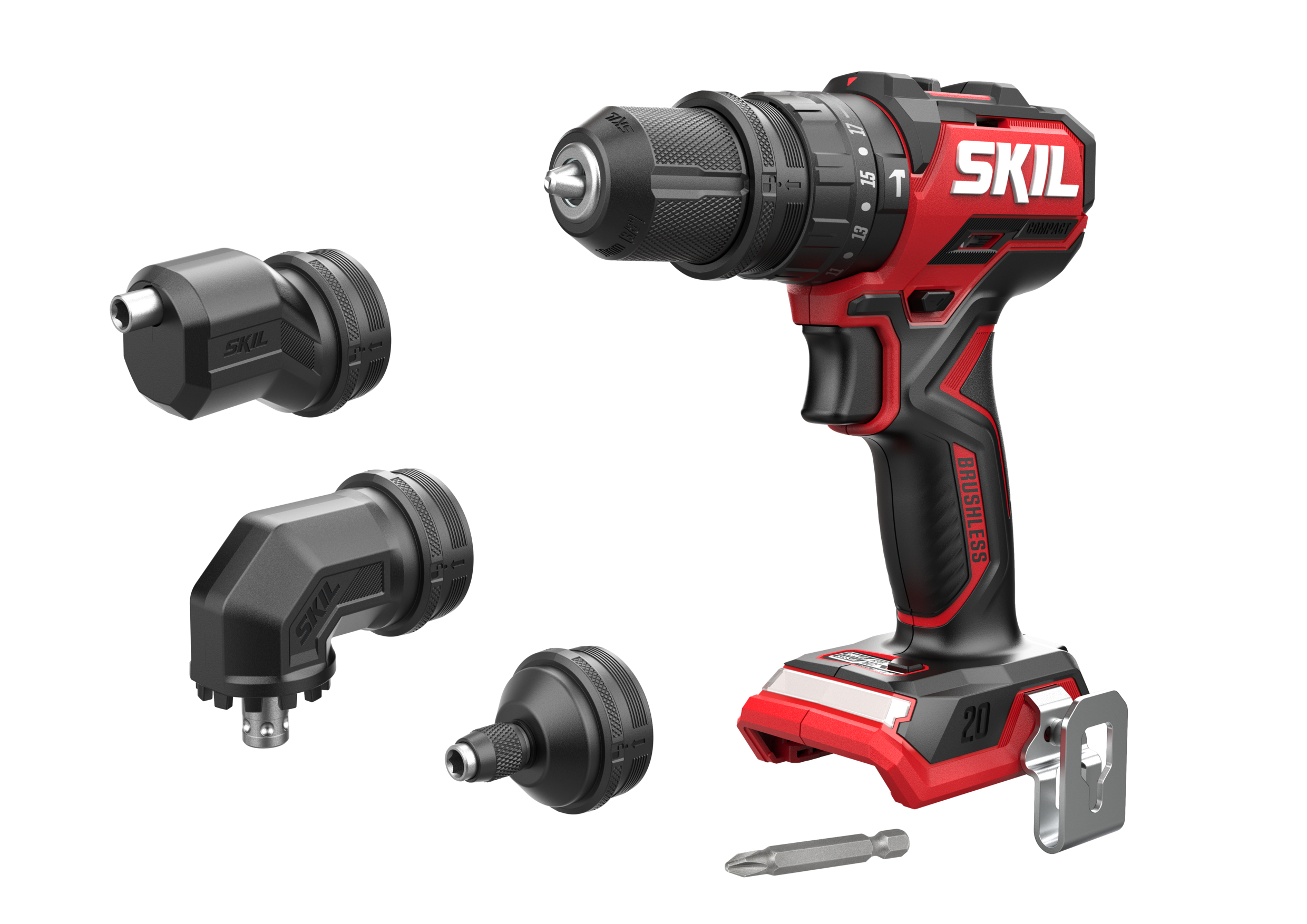 Skil XP Klopboormachine 3076CA met Borstelloze Motor incl 4 Opzetstukken - excl Accu