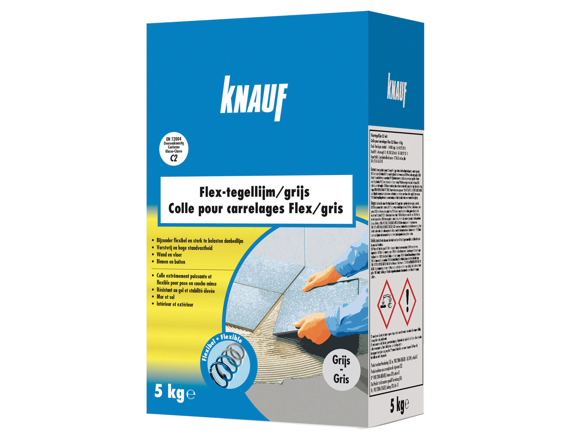 Knauf Flex Tegellijm 5 kg Grijs