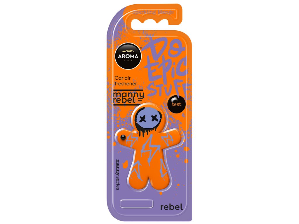 Aroma Car Luchtverfrisser Manny Rebel Sparkling Mango