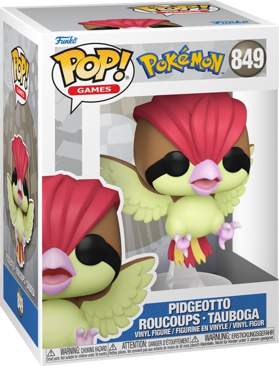 Funko Pop! Games - Pokémon: Pidgeotto 849 Funko Pop! Games - Pokémon: Pidgeotto 849
