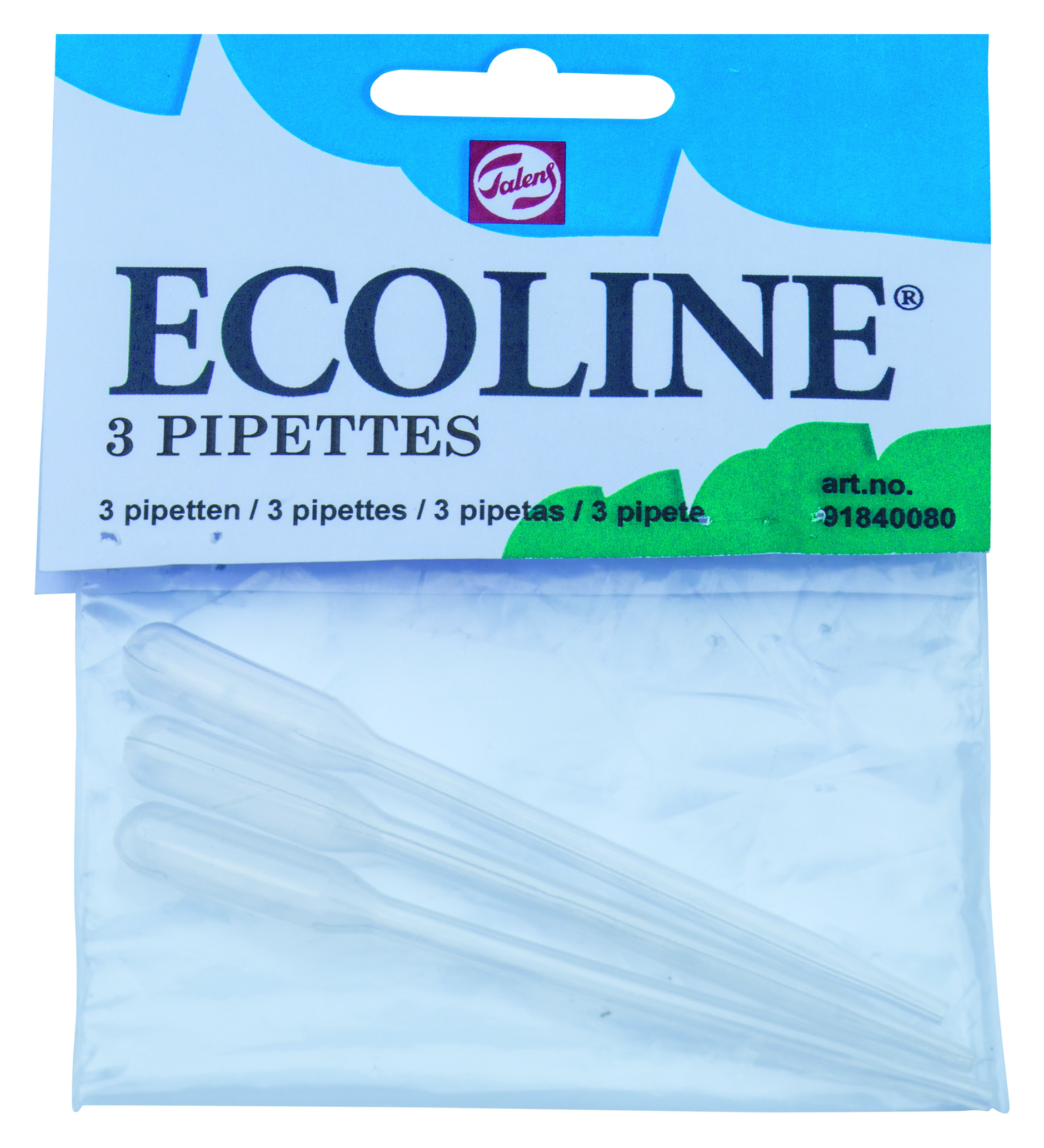 Talens Ecoline Pipetten Set 3 stuks