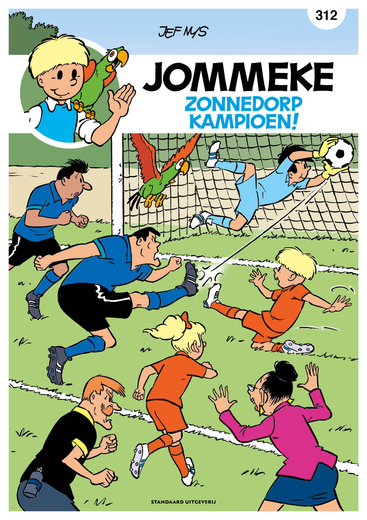 Stripverhaal Jommeke 312 Zonnedorp kampioen!
