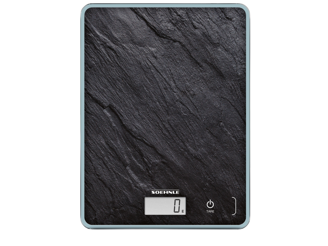 Soehnle Keukenweegschaal Page Compact 300 - Slate - tot 5kg - 20x15x1.3cm