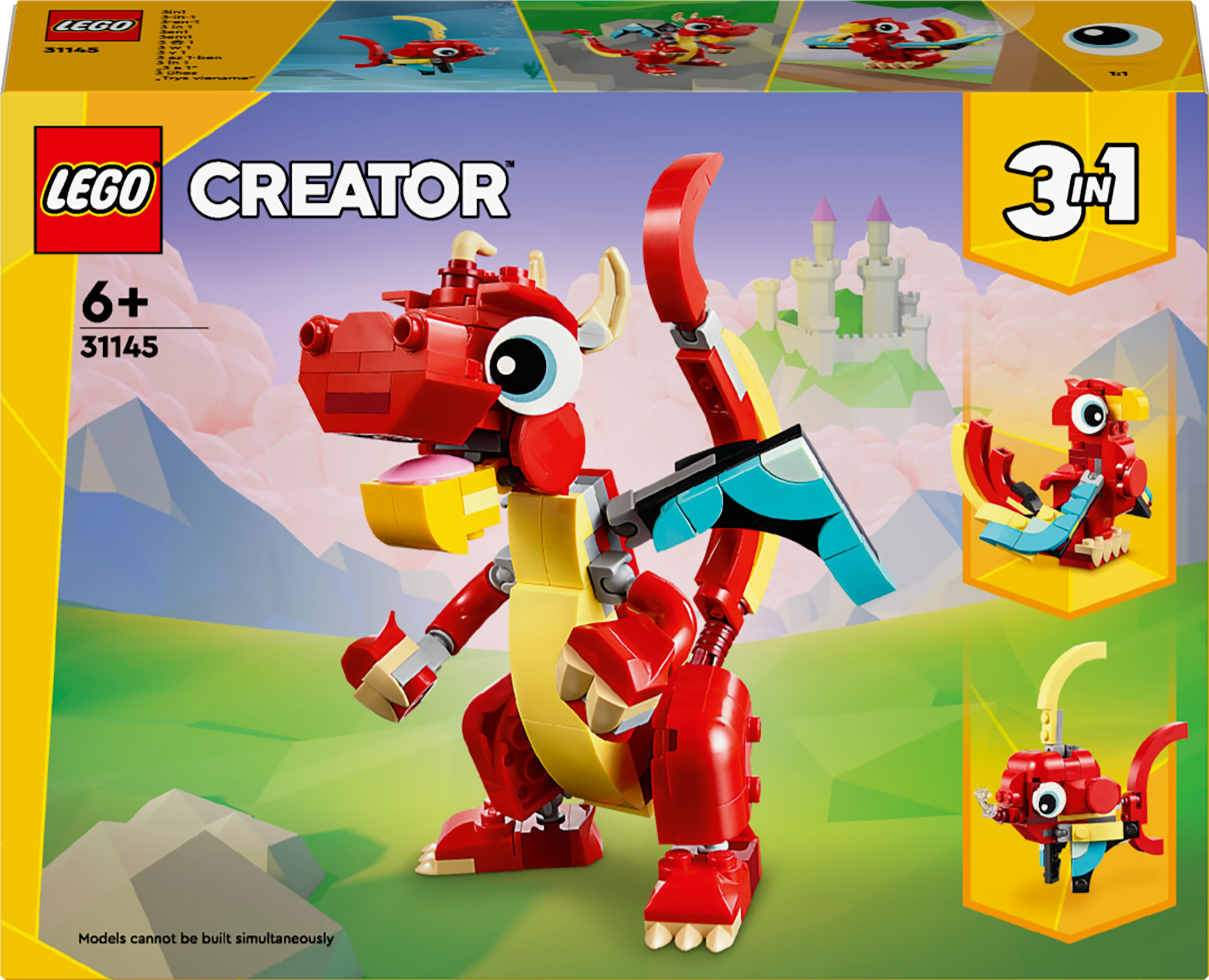 LEGO Creator 31145 Rode Draak