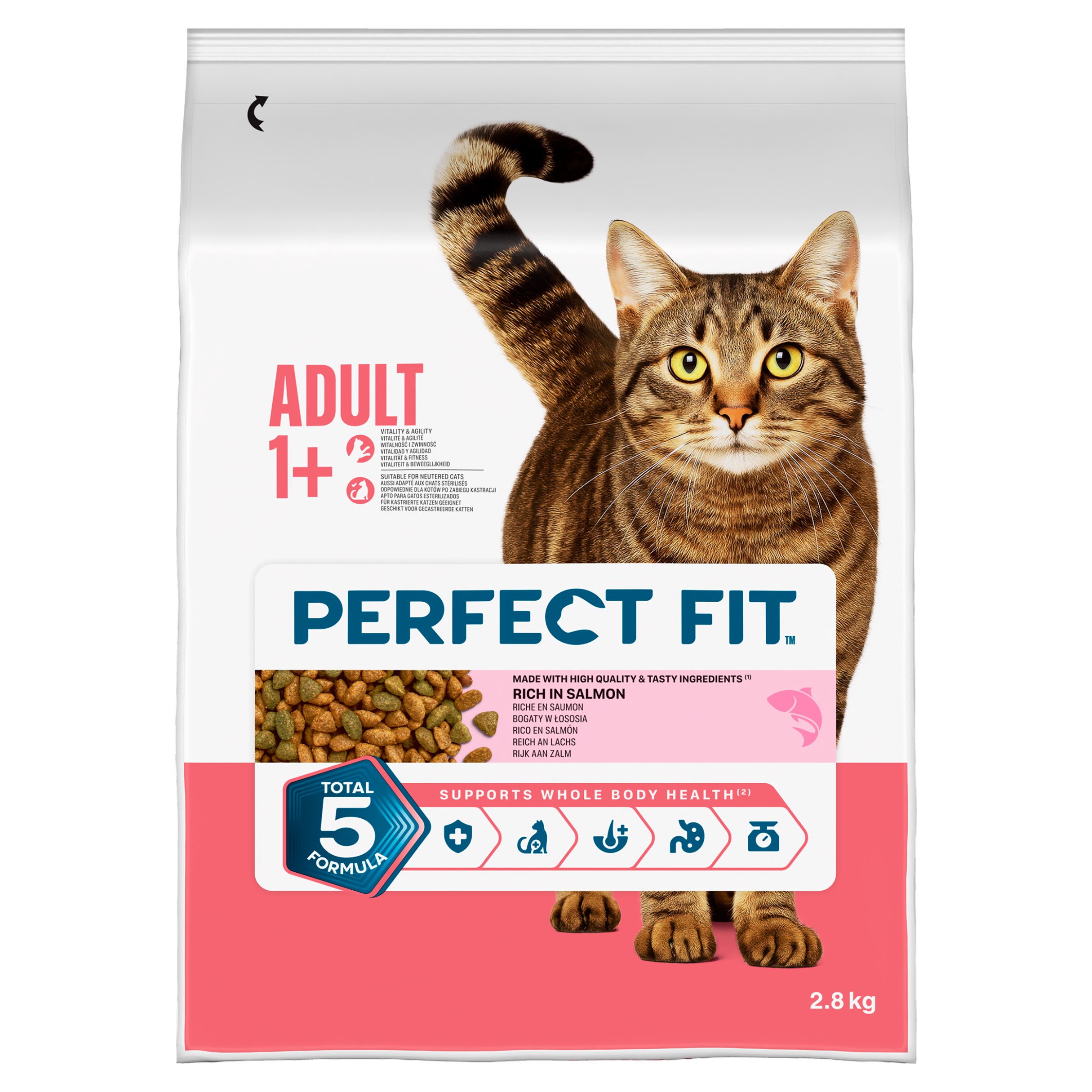 Perfect Fit Dry Kattenvoeding Zalm 2.8 kg