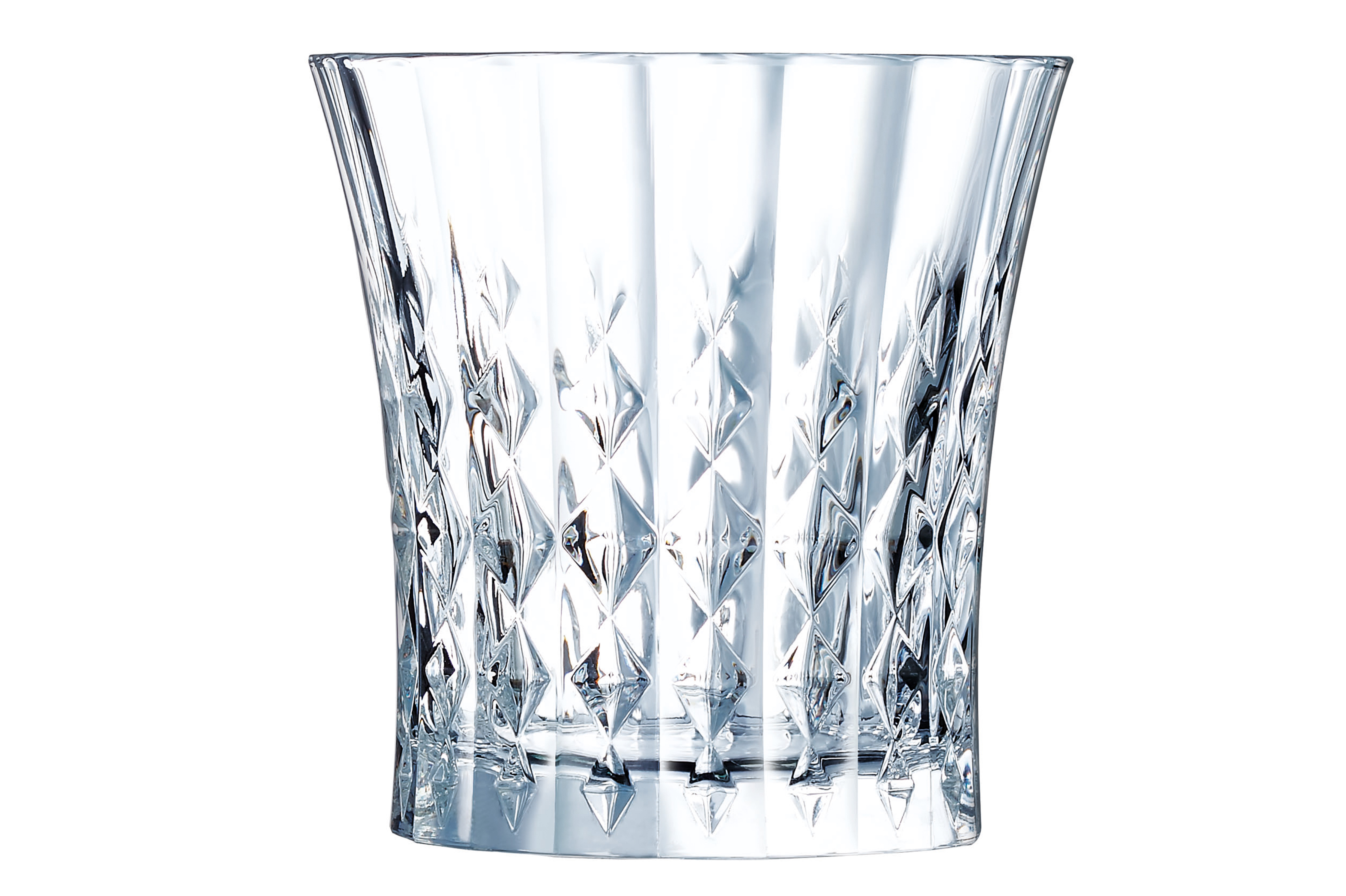 Cristal d'Arques Waterglas Lady Diamond 27cl set 4 stuks - 9x9 cm - Tumbler FB