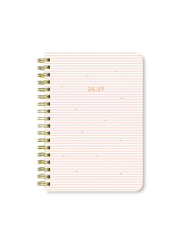 Letts Schoolagenda 2026-27 Stripes A6 - 1week/2pag Internationaal assorti - prijs per stuk