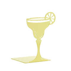 Balvi Boekensteun Cocktail Lime - 16x11x10 cm - Metaal Balvi Boekensteun Cocktail Lime - 16x11x10 cm - Metaal