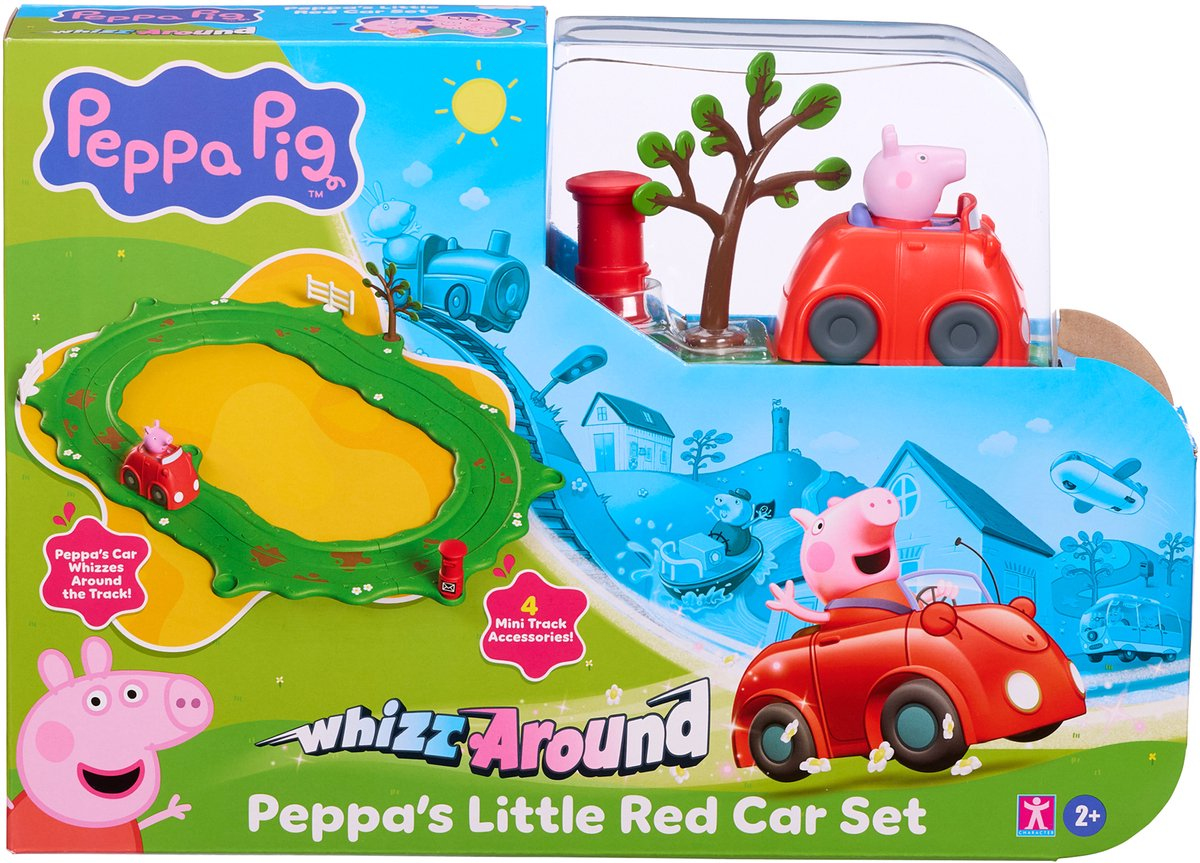 Peppa Pig - Whizz Around Little Red Car Set