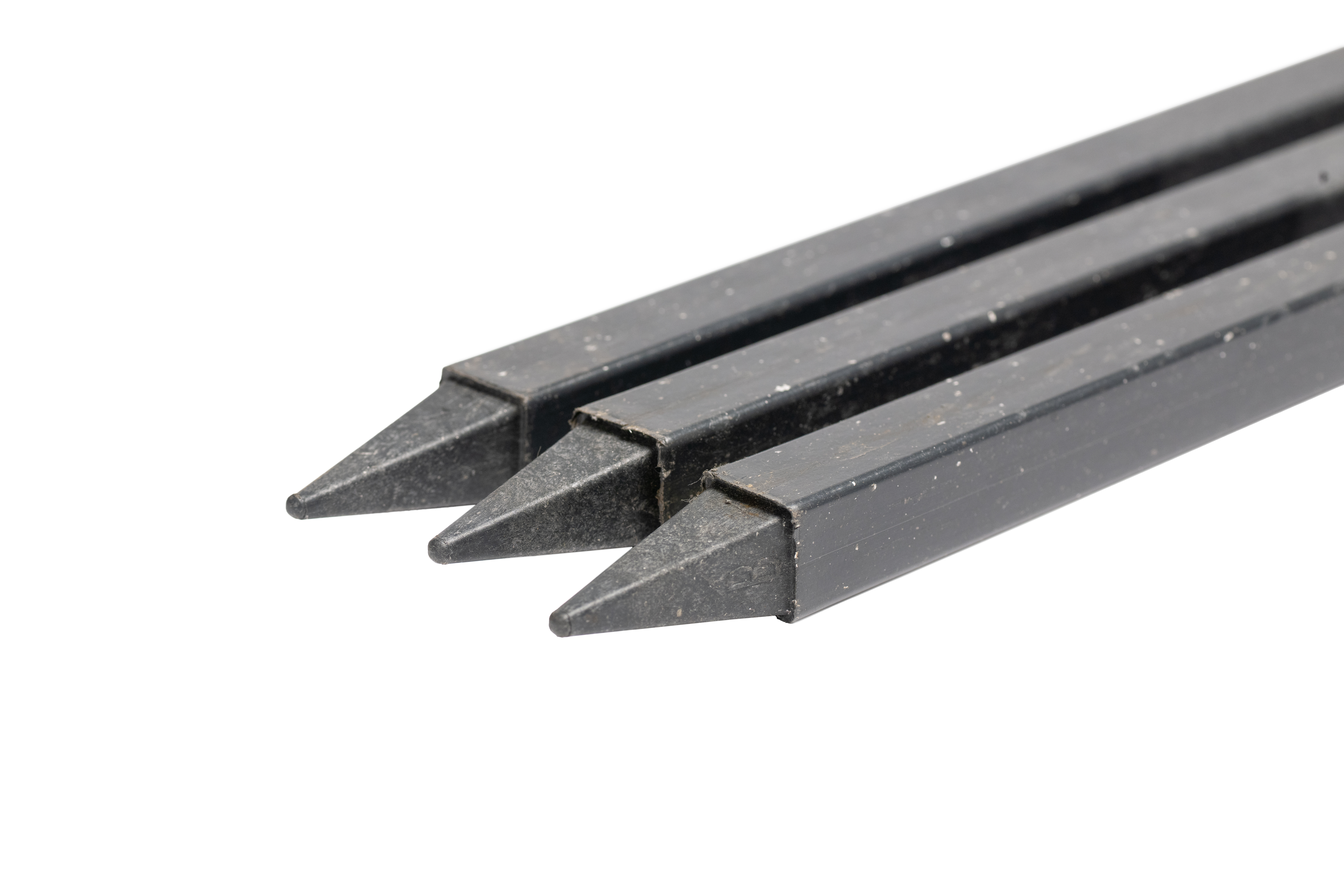 Scala Kunststofpaal Ecoposts Vierkant Grijs / Zwart 20 x 20 mm -1 m